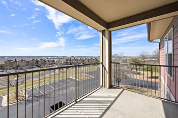 Large balcony